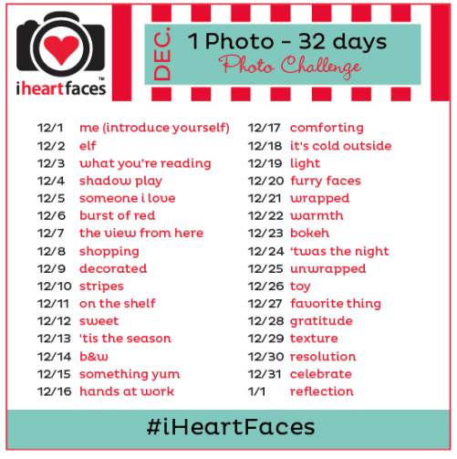 I heart faces december challenge | Taylored Photo Memories