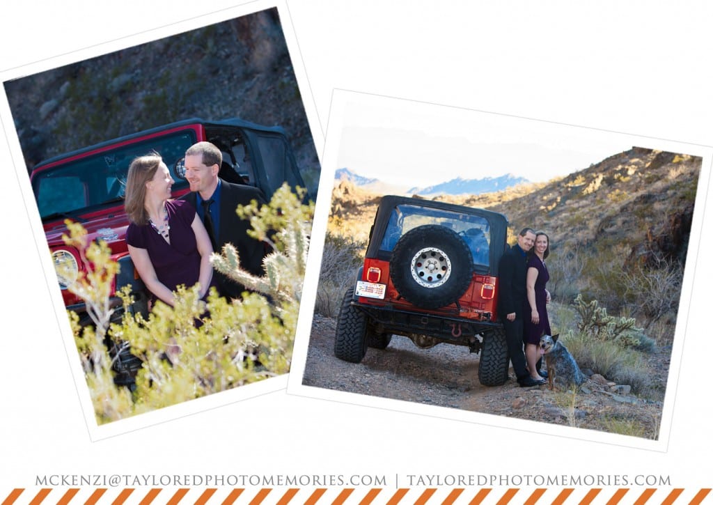 Las Vegas Elopement Photography | Anniversary Photo Shoot | Jeep | Adventure Wedding Photography