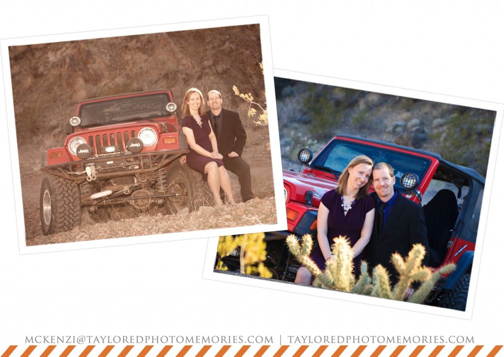 Las Vegas Elopement Photography | Anniversary Photo Shoot | Jeep | Adventure Wedding Photography