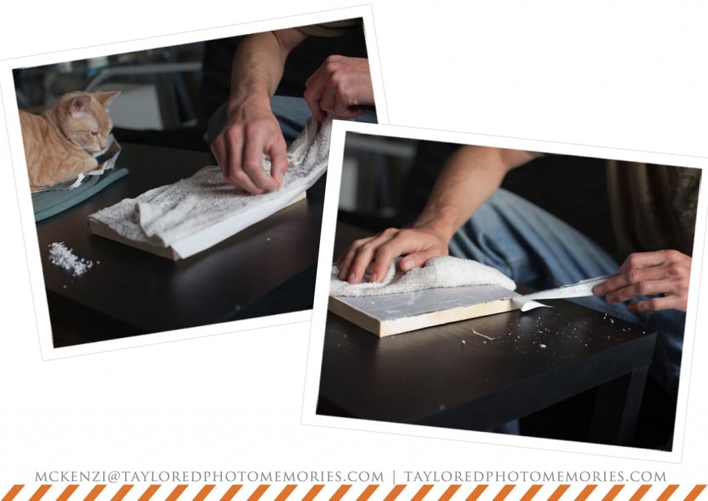 photo transfer to wood | las vegas elopement photography