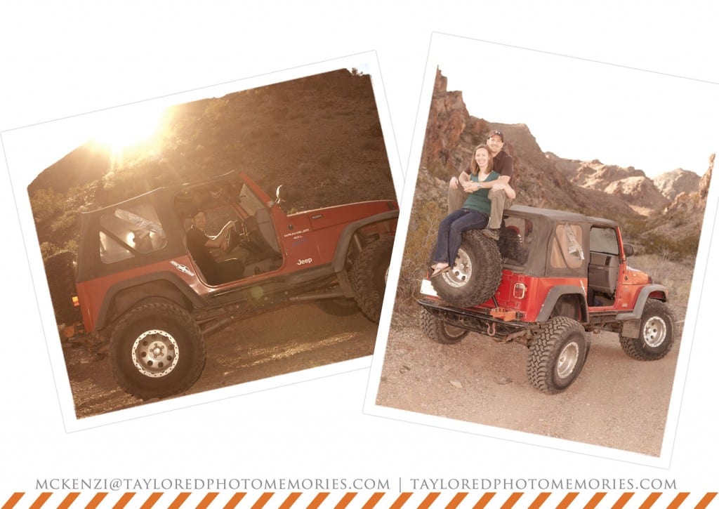 Las Vegas Elopement Photography | Anniversary Photo Shoot | Jeep | Adventure Wedding Photography