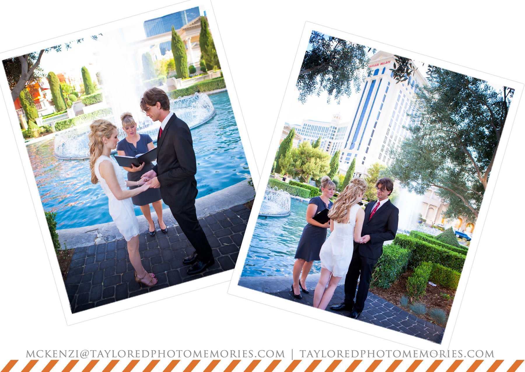 Caesar’s Palace Garden Wedding | Las Vegas Elopement Photography