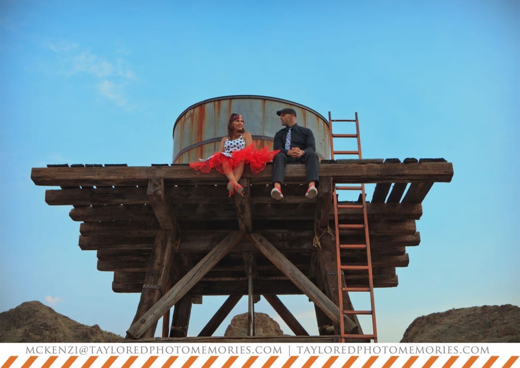 Las Vegas Elopement Photography | Rockabilly Photo Shoot | Nelsons Landing | 50s Pin up style shoot
