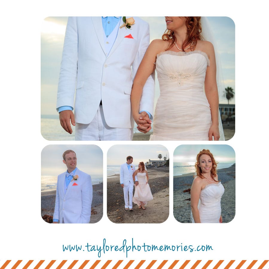 San Clemente Beach Wedding | Taylored Photo Memories