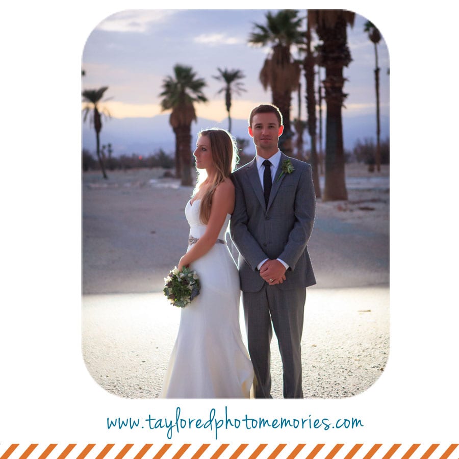 Taylored Photo Memories | Palm Springs Wedding | Simple Desert Wedding