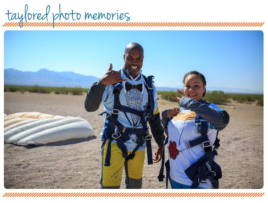 Adventure Wedding | Las Vegas Elopement | Skydiving Wedding