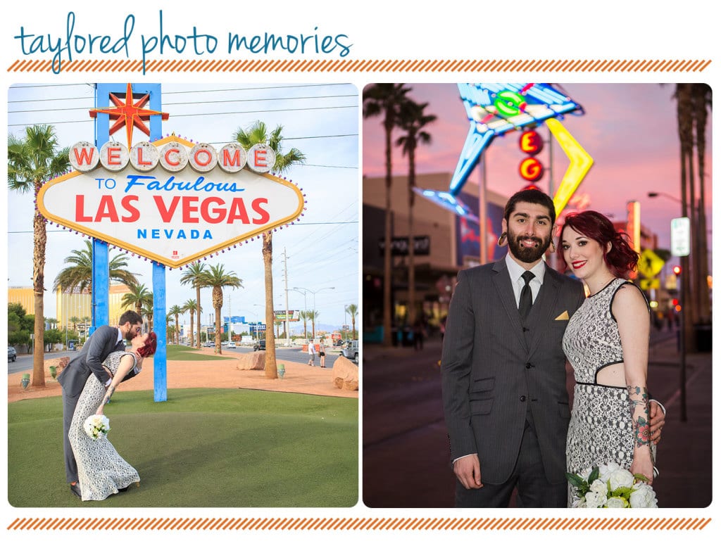 neon museum photo shoot | Las Vegas elopement photos