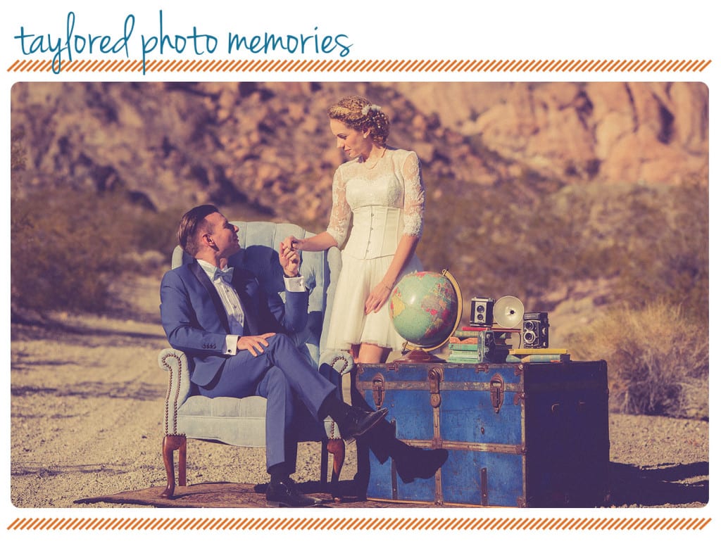 Planning an international wedding in Las Vegas - Vintage Props - Las Vegas Vintage Photo Shoot - Ghost Town - Nostalgia Resources