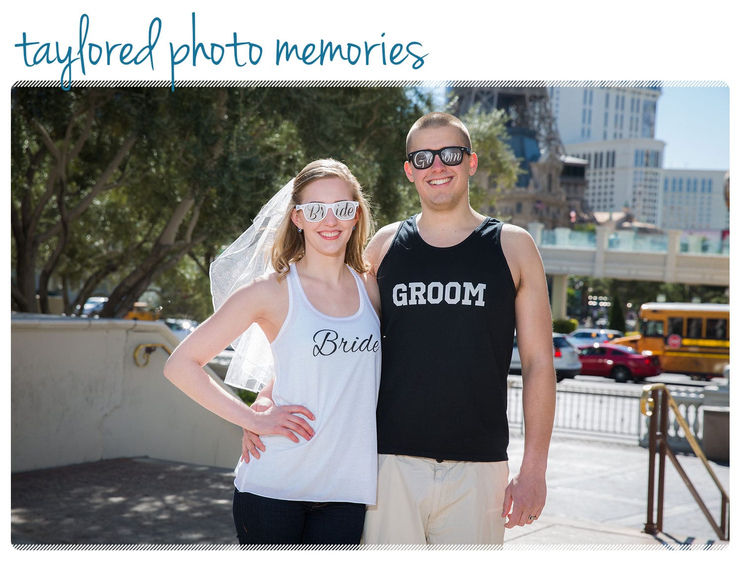 Simple and Sweet Las Vegas Elopement | Bride and Groom in Las Vegas