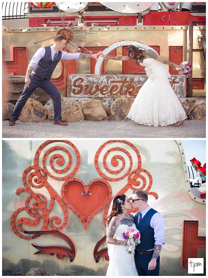 Tattoo-Bride-Wedding-Las-Vegas-Neon-Boneyard-Pictures