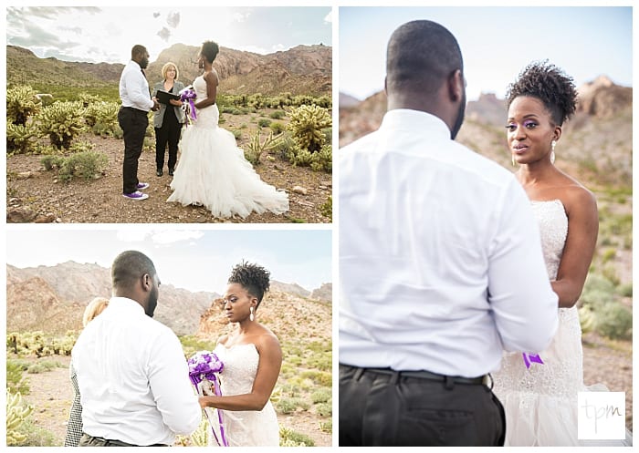 The best Las Vegas wedding venue is the one you choose. This couple opted for an elopement in the Las Vegas Desert. 