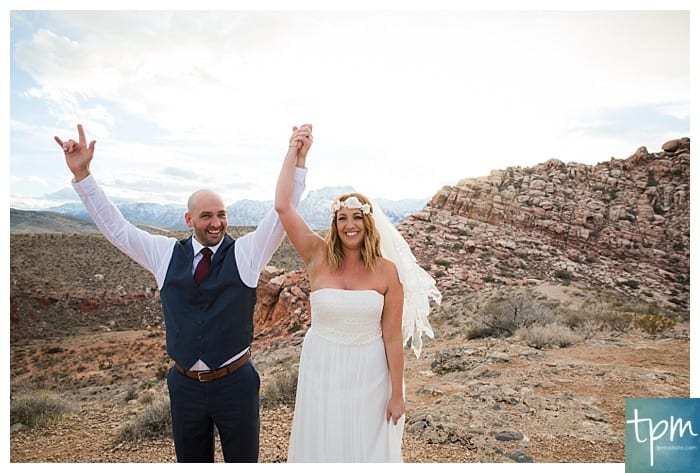 Red Rock Canyon Winter Wedding