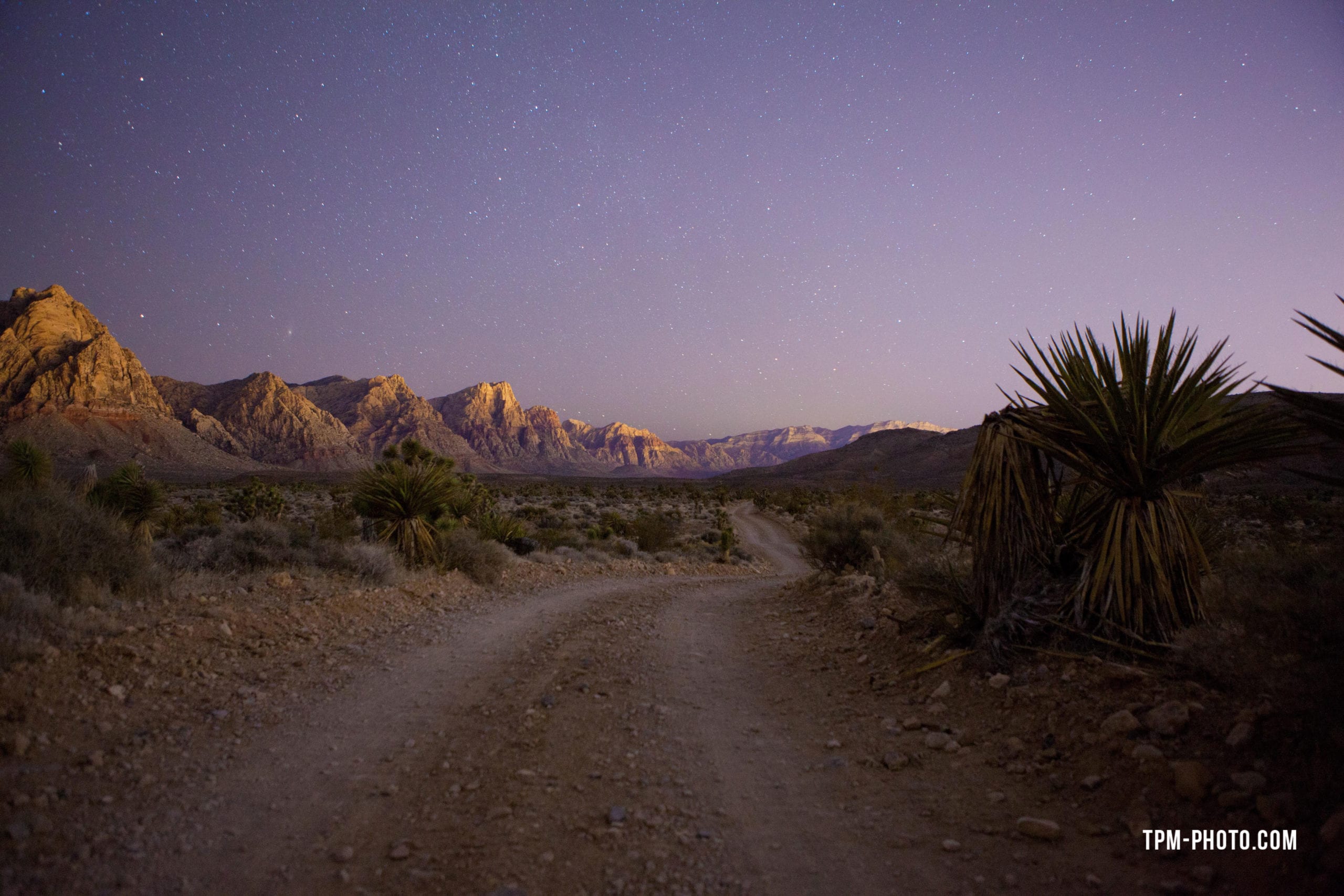 las vegas photographers, night in red rock canyon