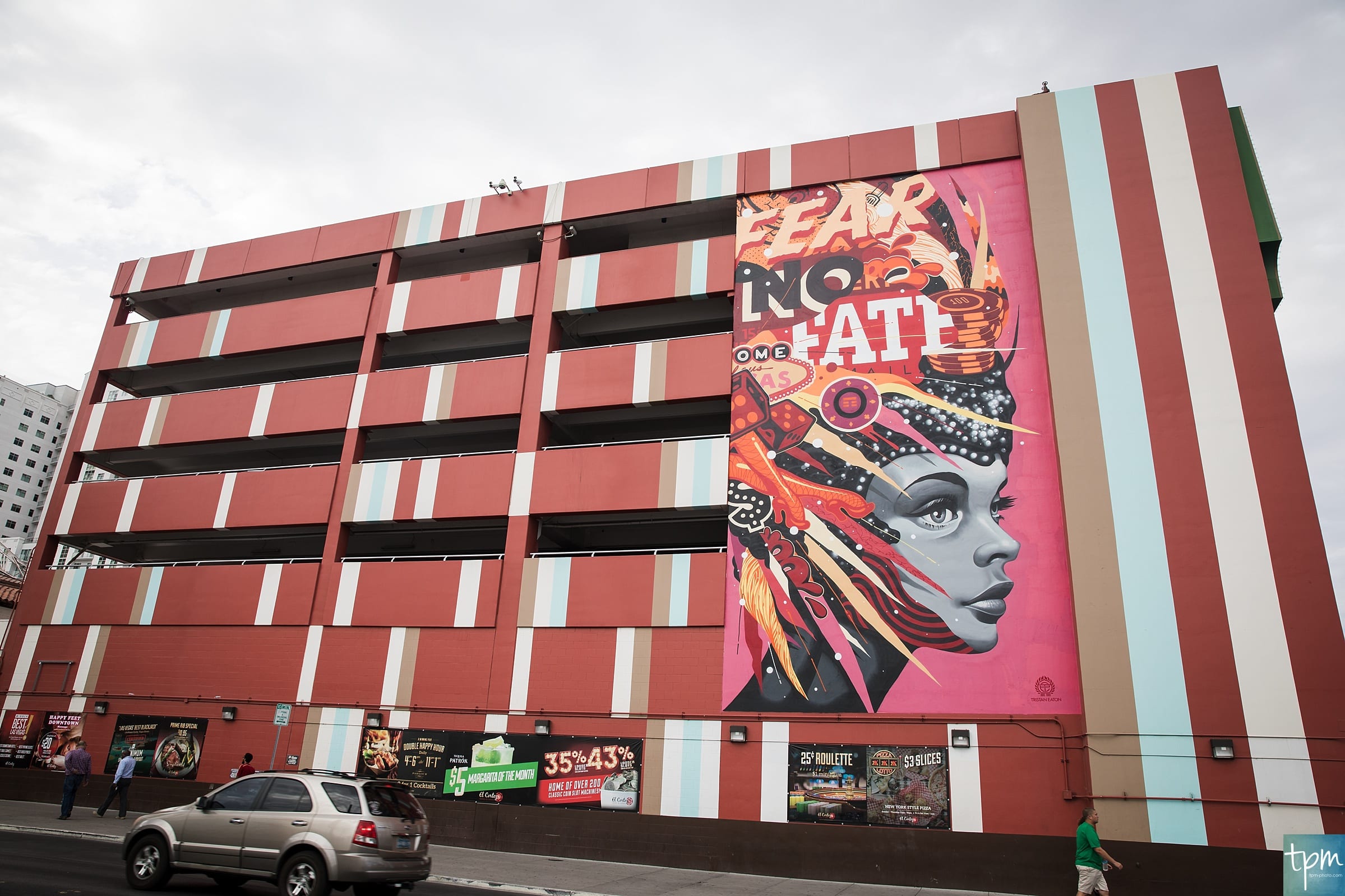 Tristan Eaton, Fear no Fate, Taylored Photo Memories, Las Vegas Murals