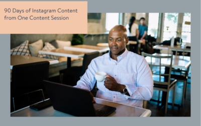 90 Days of Instagram Content from One Content Session